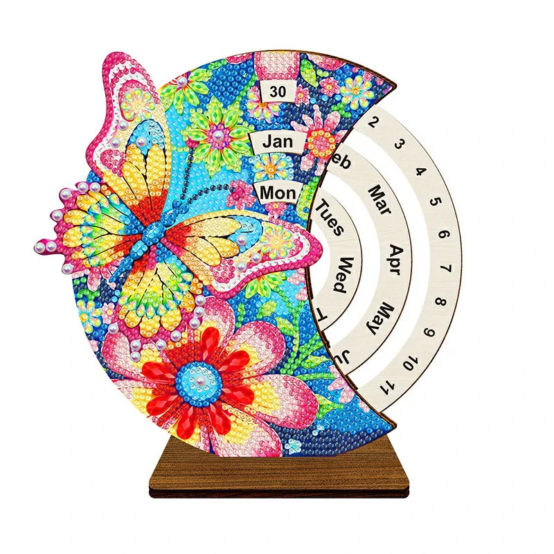 Diamond Painting Perpetual Calendar – DIY Home Decoration